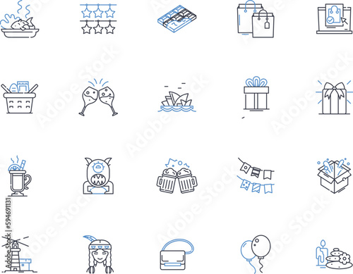 Bash line icons collection. Shell, Command-line, Scripting, Terminal, Parsing, Automation, Unix vector and linear illustration. Linux,CLI,Pipes outline signs set