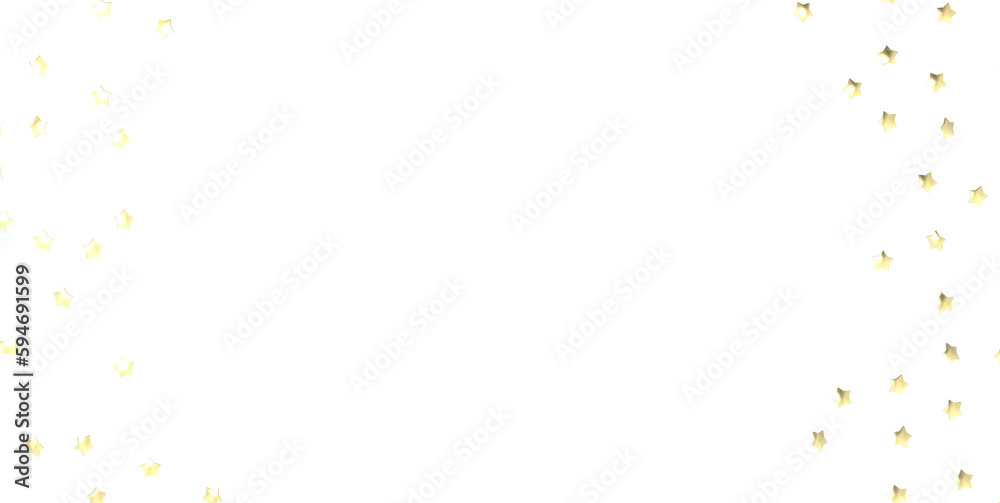 XMAS Stars - Holiday golden decoration, glitter frame isolated - PNG XMAS Stars - Holiday golden decoration, glitter frame isolated - PNG