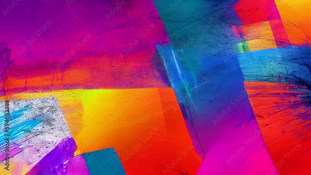 Fototapeta premium Abstract colorful painted background or wallpaper. Generative AI.