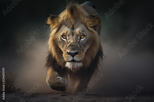 Mutiger Löwe: Eine beeindruckende Begegnung in der Savanne