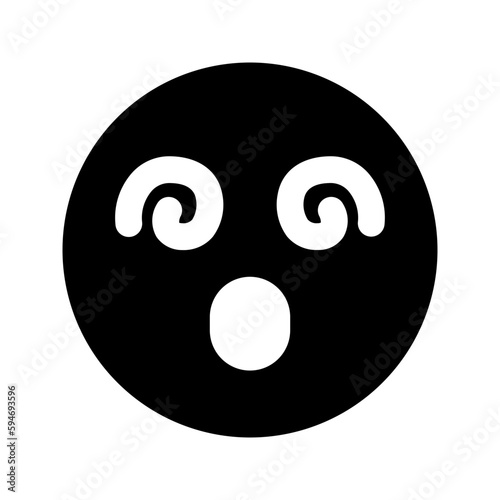dizzy glyph icon