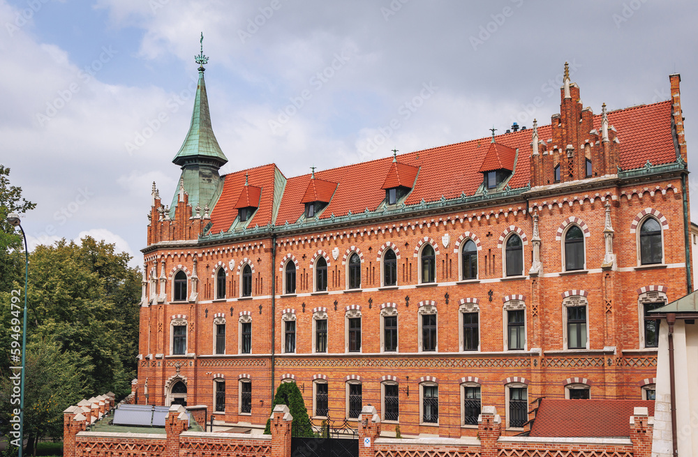 Building of Higher Theological Seminary of the Archdiocese of Krakow city, Poland