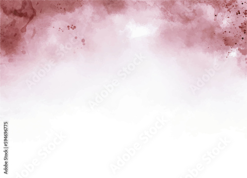 Artistic darkred, abstract watercolor background with splashes