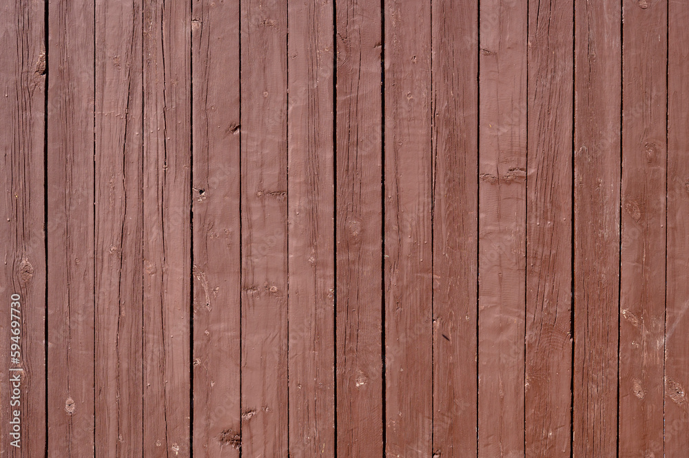 Naklejka premium brown wooden fence