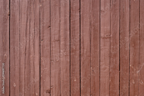 brown wooden fence © Andrey