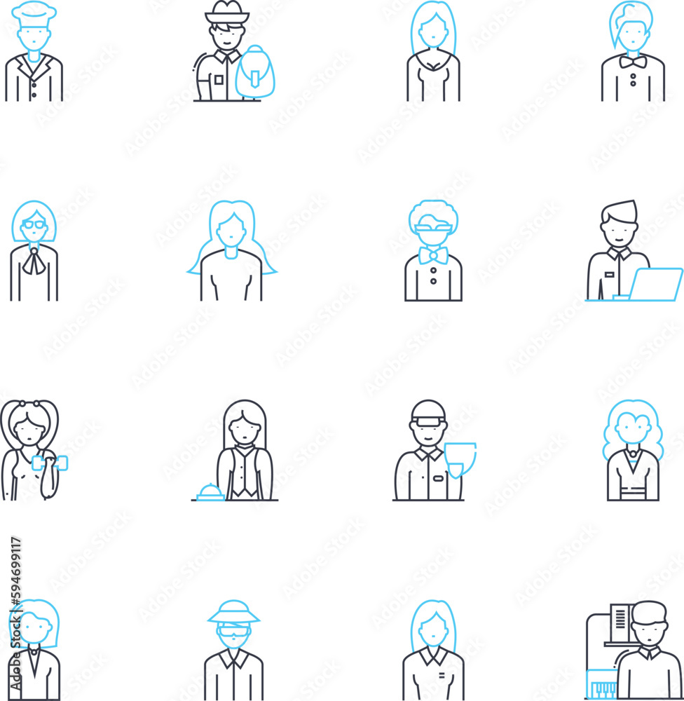 Product feedback linear icons set. Feedback, Reviews, Suggestions, Opinion, Response, Critique, Evaluation line vector and concept signs. Input,Improvement,Reaction outline illustrations