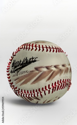 baseball made using Generative AI Technology.