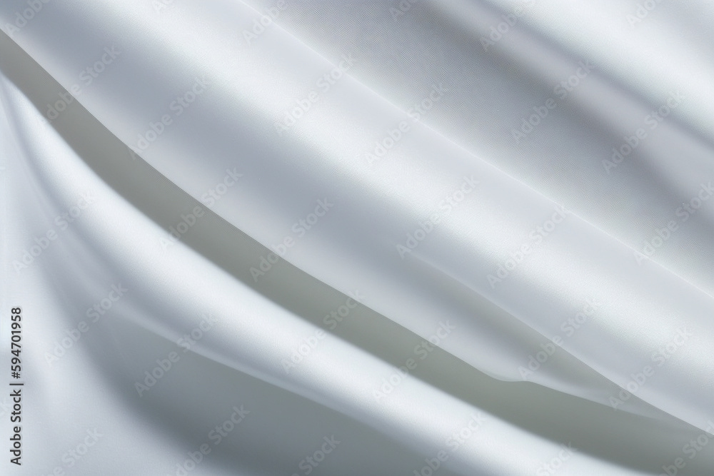 white silk fabric background, close up
