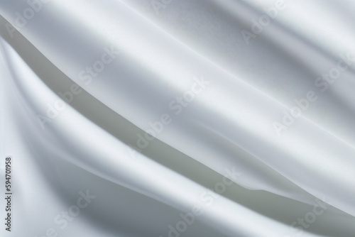 white silk fabric background, close up