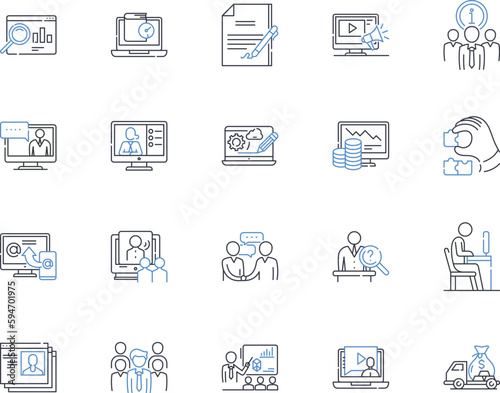 Profit and revenue line icons collection. Earnings, Income, Growth, Expansion, Return, Margin, Revenue vector and linear illustration. Budget,Bottom line,Reserves outline signs set