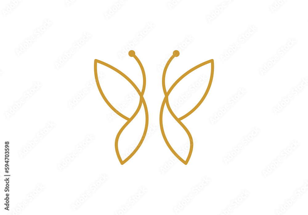 butterfly logo design icon vector illustration butterfly logo design icon vector illustration