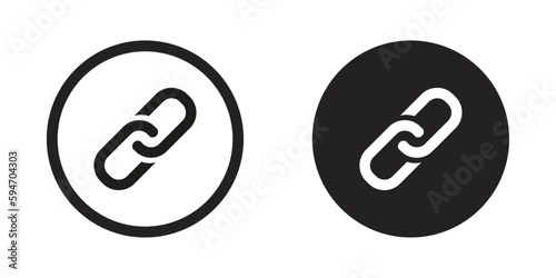 chain link icon vector design isolated