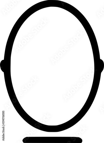 mirror icon vector symbol design illustration