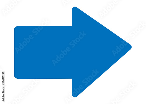 blue arrow icon