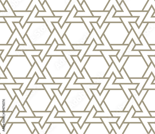 Geometric pattern with the letters e and m