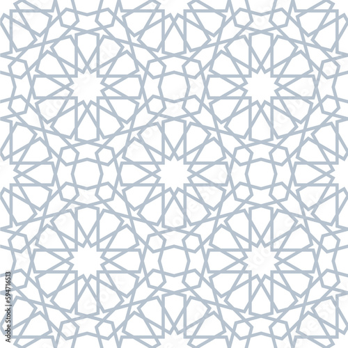 A seamless pattern with Arabic ornament