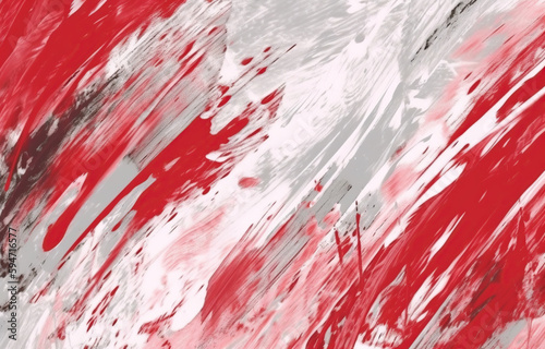 red brush stroke textured background Generative AI