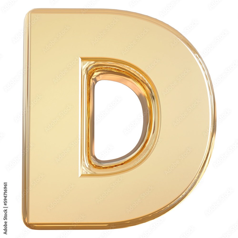 3d font letter D gold alphabet 3d font letter D gold alphabet