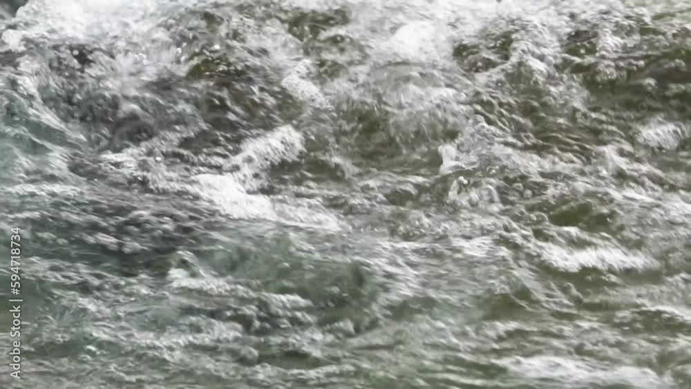 wild water with strong current in slow motion wild water with strong current in slow motion