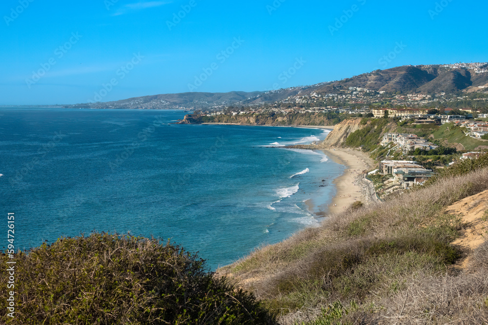 Magnificent views of Dana Point Harbor and Capistrano beach from the lokkout and the  Headlands Conservation Area Trail.