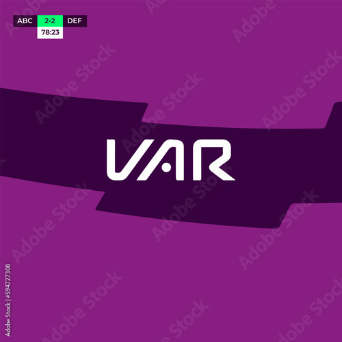 Video assistant referee for english football competition. english premier league. epl. uefa champions league