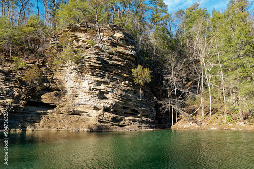Fényképezés Rocky bluffs and along the river