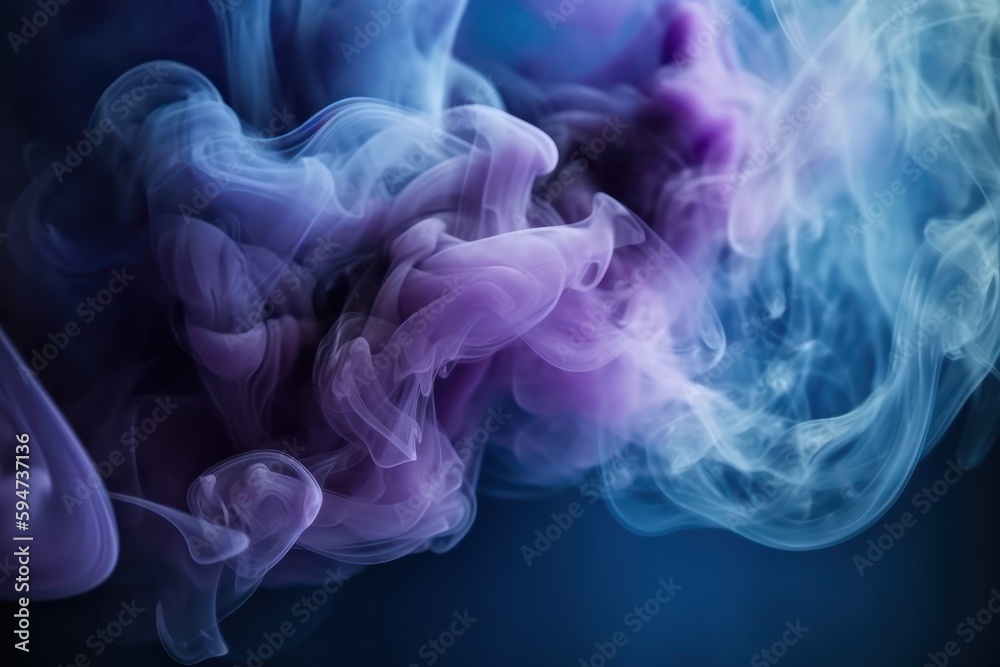 Abstract smoke background, generative AI