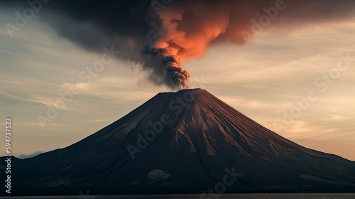 volcano eruption © LUPACO PNG