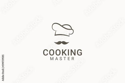 cooking master logo vector icon illustration