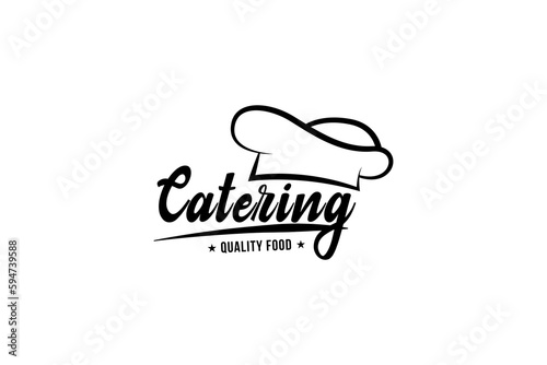 catering logo vector icon illustration