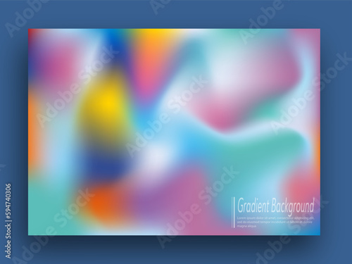Gradient background, color blur. Template for interior, prints, decorations, creativity and web design. The basis for posters, posters, covers and creative ideas