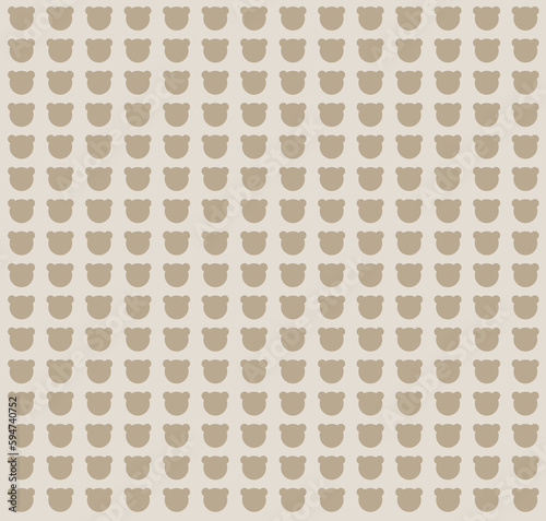 seamless bear pattern