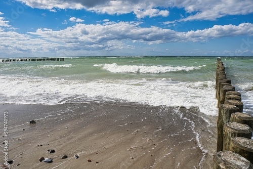 Fototapeta Naklejka Na Ścianę i Meble -  Beach on the Baltic Sea