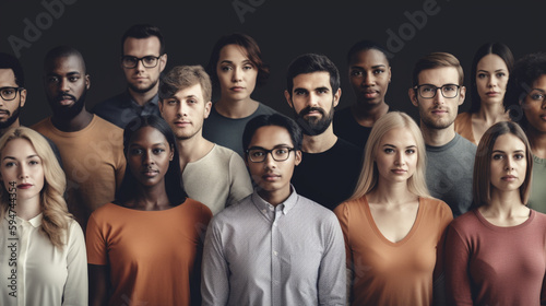 Ethnic diversity in the workplace photo