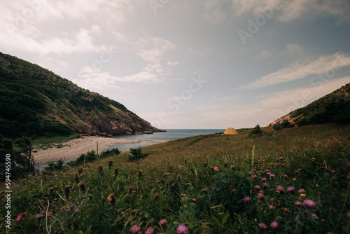 Принти на полотні backcountry camping in cape breton