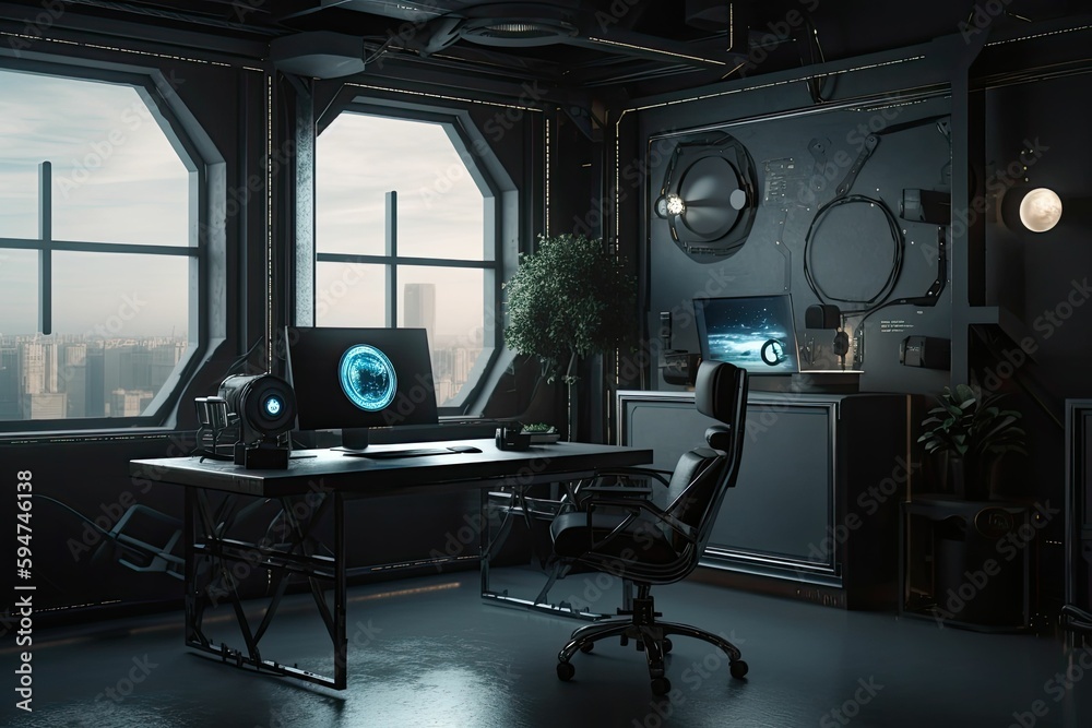 Designing the Futuristic Workspace with Generative AI