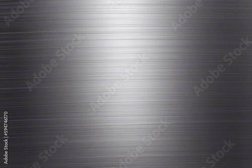brushed silver metal background created by generative AI