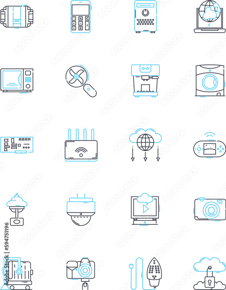 Web-based workspaces linear icons set. Cloud, Collaboration, Productivity, Workspace, Virtual, Accessible, Online line vector and concept signs. Shared,Communication,Integration outline illustrations Web-based workspaces linear icons set. Cloud, Collaboration, Productivity, Workspace, Virtual, Accessible, Online line vector and concept signs. Shared,Communication,Integration outline illustrations