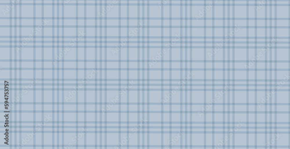 Blue plaid background vector illustration.