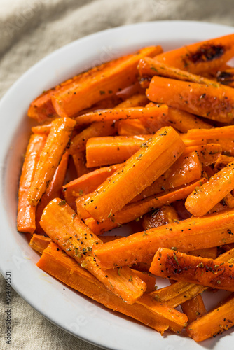 Homemade Organic Roasted Carrots