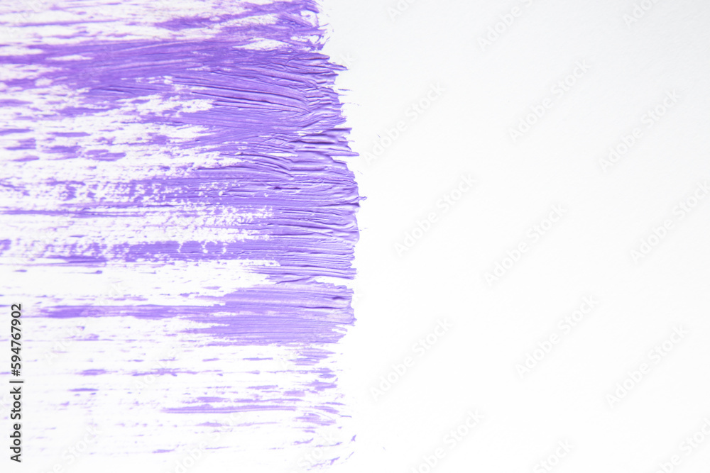 above view purple paint on white surface painting art horizontal artist color photo