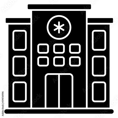 Modern design icon of hospital