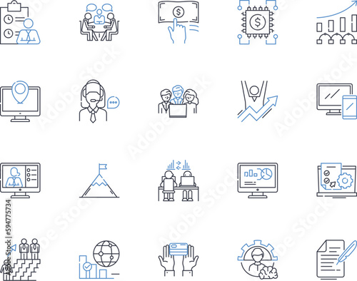 Game debut line icons collection. Launch, Premiere, Introduction, Debut, Release, First, Unveiling vector and linear illustration. Arrival,Entry,Entry-level outline signs set