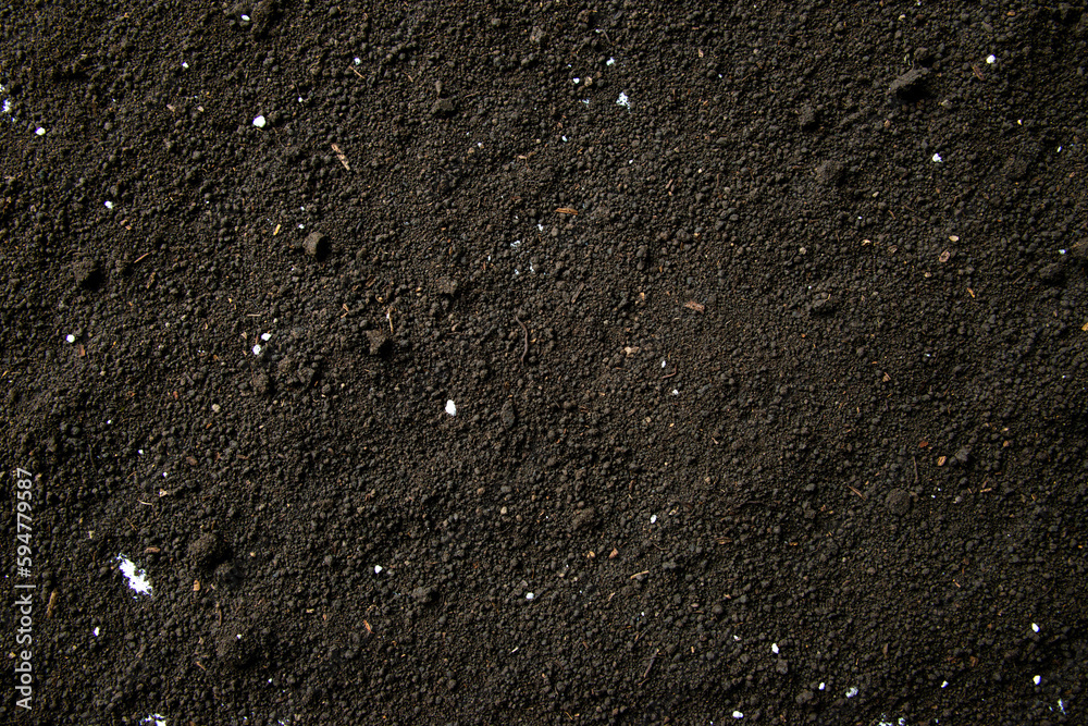 top view of dark soil death grim reaper funeral