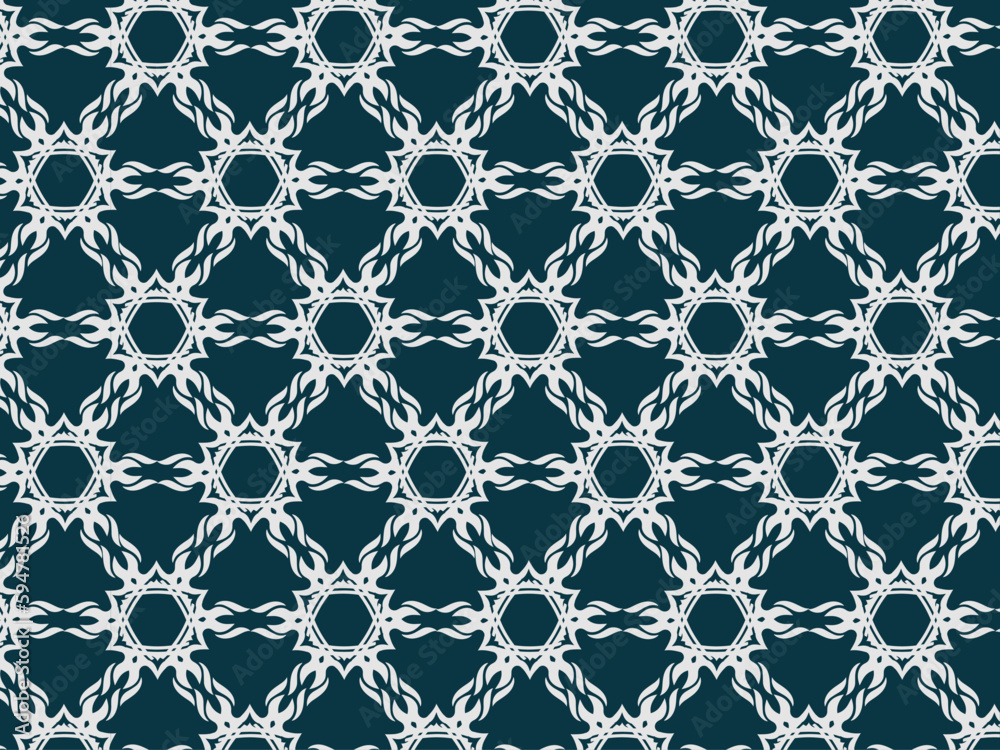 seamless pattern with decorative style 