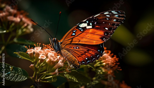 Monarch butterfly shows fragility amidst natural beauty generated by AI © Jeronimo Ramos