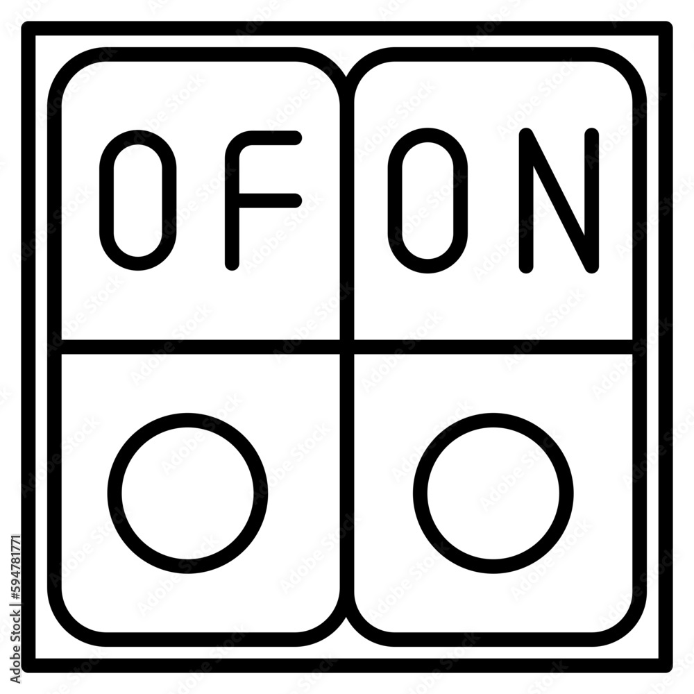 on off button icon
