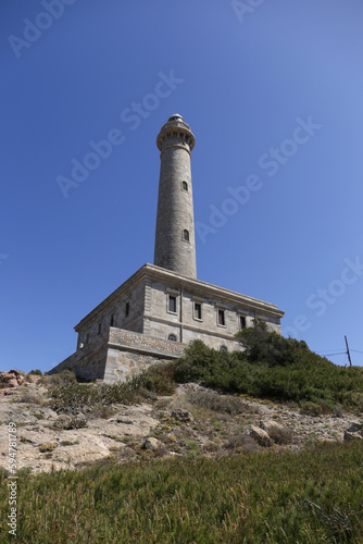Beautiful Cabo de Palos lighthouse on a sunny day of Spring © SoniaBonet