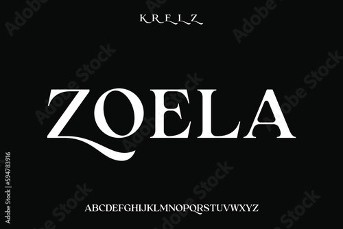 Display font vector design suitable for logo, logotype, poster, headline and many more