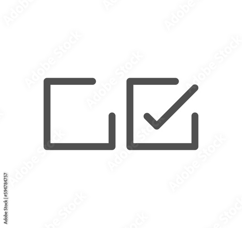 Setup and settings related icon outline and linear vector.